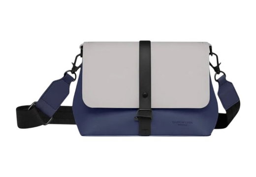 Gaston Luga Umhängetasche Spläsh Crossbody Bag (wasserdicht) - dunkelblau/taupe