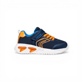 Geox Sneaker Assister marineblau/orange Kleinkinder Jungen