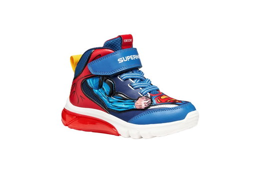 Geox Sneaker Ciberdron Superman - blau/rot Jungen