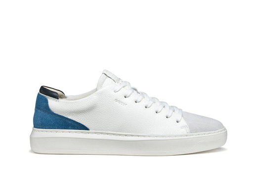 Geox Sneaker Deiven (Veloursleder) 2026 weiss/blau Herren
