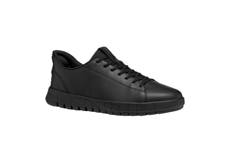 Geox Sneaker Flextride Plus (Leder) schwarz Herren