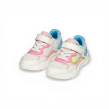 Geox Sneaker Loftus weiss/rosa/blau Mädchen
