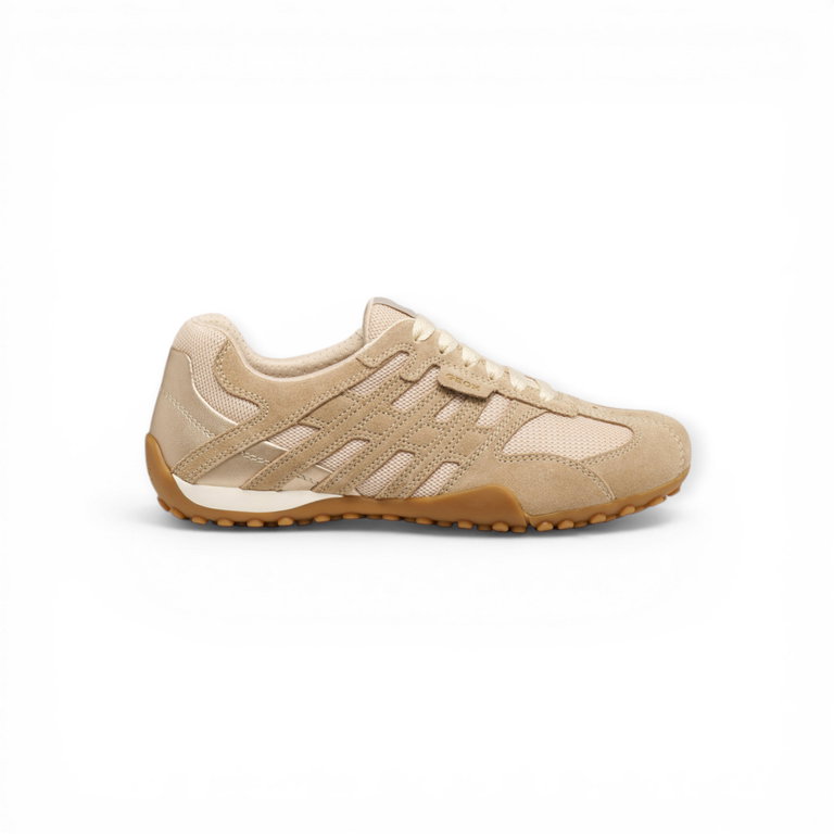 Geox Sneaker Snake Original (Mesh/Textil) beige/braun Damen