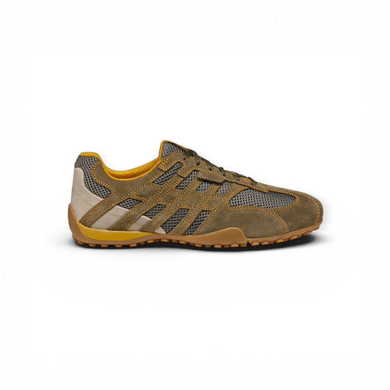 Geox Sneaker Snake Original A (Veloursleder/Synthetik) 2026 khaki/grau Herren