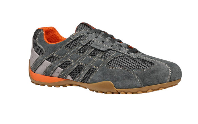 Geox Sneaker Snake Original A (Veloursleder/Synthetik) dunkelgrau Herren