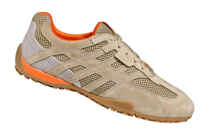 Geox Sneaker Snake Original A (Veloursleder/Synthetik) sandbraun Herren