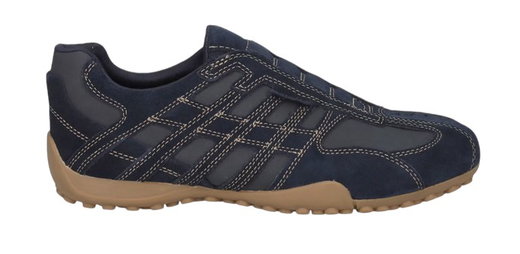 Geox Sneaker Snake Original A (Veloursleder/Nubukleder) navyblau Herren