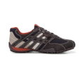 Geox Sneaker Męski Snake (Skóra zamszowa/tekstylia) ciemnoszary Herren