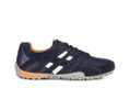 Geox Sneaker Męski Snake (Skóra zamszowa/tekstylia) granatowy Herren