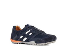 Geox Sneaker Uomo Snake (Veloursleder/Textil) navyblau Herren