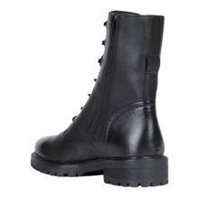 Geox Stiefel Hoara Leder schwarz Damen