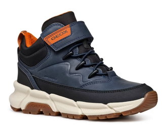 Geox Winterschuhe Flexyper Plus B ABX G (Synthetik/Textil, wasserdicht) dunkelblau Kinder/Jungen