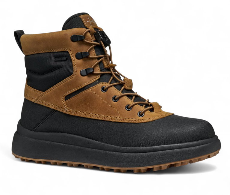 Geox Winterschuhe Granito + Grip ABX D (wasserdicht, warm Innenfutter) mustardgelb/schwarz Herren