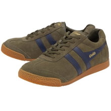 Sneaker Gola Harrier z zamszu khaki brązowy/nawigacyjny dla mężczyzn