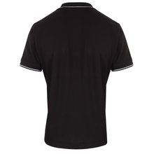 Gola Freizeit-Polo Logo Print (100% Baumwolle) schwarz Herren