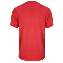 Gola Freizeit-Tshirt Logo Print Washed (Baumwolle) rot Herren