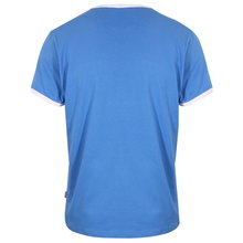 Gola Freizeit-Tshirt Logo Classics Print Ringer (Baumwolle) blau Herren