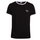 Gola Freizeit-Tshirt Logo Taped Ringer (100% Baumwolle) schwarz Herren