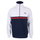 Gola Pullover 1/4 Zip Brushed Back Sweat Stripes weiss/navyblau Herren
