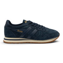 Gola Daytona Suede Leather Sneakers navy blue men's