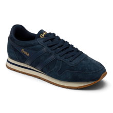 Gola Daytona Suede Leather Sneakers navy blue men's