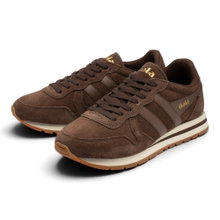 Gola Sneaker Daytona Suede Leather Dark Brown Ladies