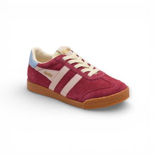 Gola Sneaker Elan 2026 (Wildleder, Schnürverschluss) weinrot/pink/airblau Kinder