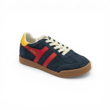 Gola Sneaker Elan 2026 (Wildleder, Schnürverschluss) navyblau/rot/sun Kinder