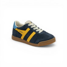 Gola Sneaker Elan 2026 (Wildleder, Schnürverschluss) navyblau/sun/hellblau Kinder