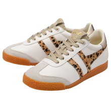 Gola Sneaker Elan Brixton 2026 - Made in England - offwhite/bone/leopard Damen