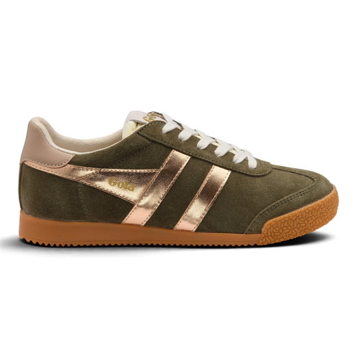 Gola Sneaker Elan Glitz 2026 khakigrün/rosa/gold Damen