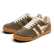 Gola Sneaker Elan Glitz 2026 khakigrün/rosa/gold Damen