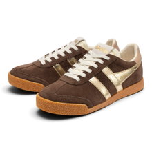 Gola Sneaker Elan Glitz 2026 dark brown/pink/gold ladies