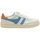 Gola Sneaker Falcon Leder 2026 weiss/blau/apricot Damen