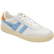 Gola Sneaker Falcon Leder 2026 weiss/blau/apricot Damen