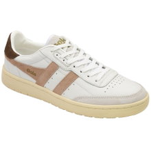 Gola Sneaker Falcon Leder 2026 weiss/camel/dunkelbraun Damen