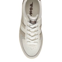 Gola Sneaker Grandslam Trident 2026 weiss/beige/dunkelbraun Damen