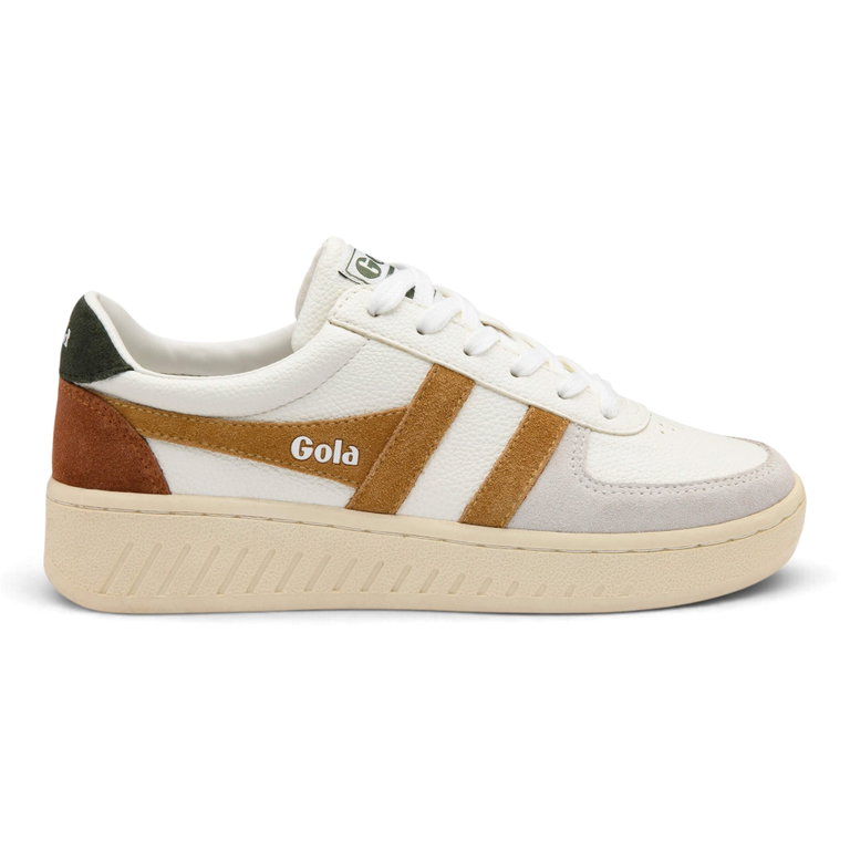 Gola Sneaker Grandslam Trident 2026 white/brown/khaki ladies