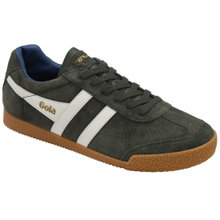 Sneaker Gola Harrier z zamszu i skóry 2026 khakigrün/offwhite/marineblau dla mężczyzn