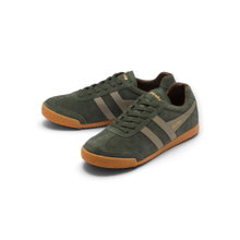 Sneaker Gola Harrier z zamszu i skóry 2026 khaki/szary męski