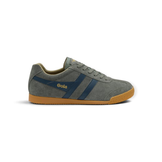 Gola Sneaker Harrier Suede-Leder 2026 asphaltgrau/navyblau Herren