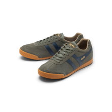 Sneaker Gola Harrier z zamszu i skóry 2026 asfaltowoszary/navy niebieski męski
