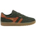 Gola Sneaker Hawk '86 2026 (Wildleder) khakigrün/orange/gum Herren