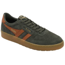 Gola Sneaker Hawk '86 2026 (Wildleder) khakigrün/orange/gum Herren