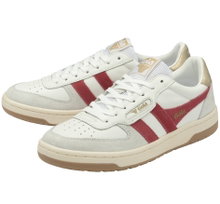 Gola Sneaker Hawk weiss/rot/gold Damen
