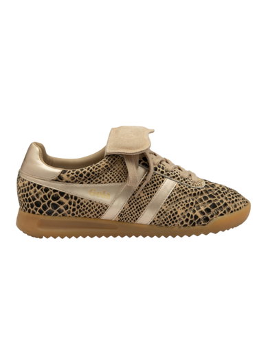 Gola Sneaker Stadium 86 Sahara braun/schwarz/gold Damen