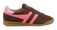 Gola Sneaker Torpedo (Wildleder) 2026 dunkelbraun/pink Damen
