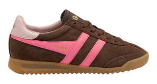 Gola Sneaker Torpedo (Wildleder) 2026 dunkelbraun/pink Damen