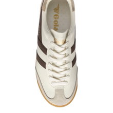 Gola Sneaker Torpedo Leder 2026 off white/dunkelbraun/gold Damen