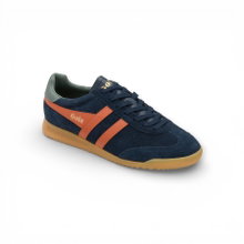 Sneaker Gola Torpedo z zamszu granatowo-pomarańczowo-zielony męski